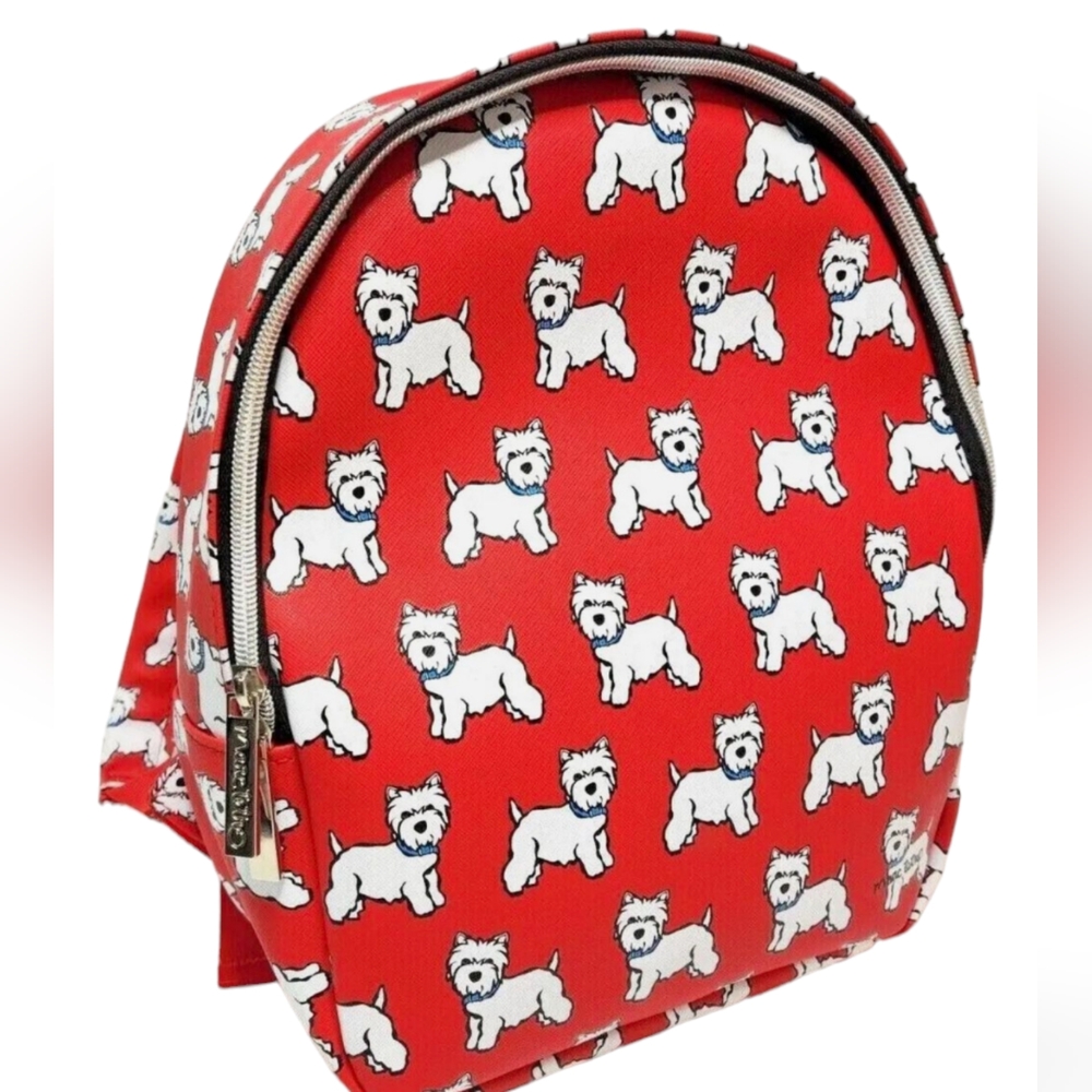 Marc Tetro Red Westie Backpack